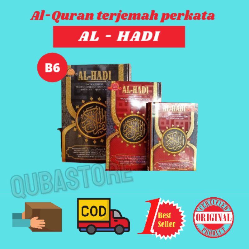 Alquran Al Hadi B6 Kecil Al-Qur'an tajwid dan terjemahan perkata Alquran Transliterasi latin