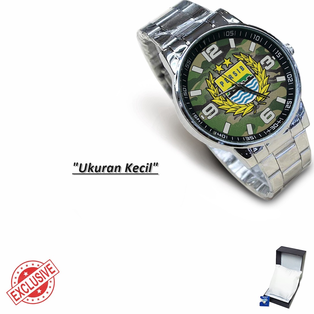 Jam Tangan Rantai Couple PERSIB - 2 (Keren)