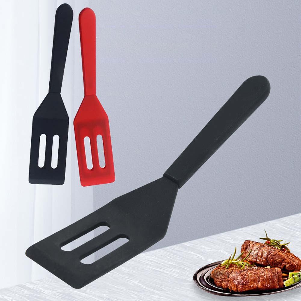 [Elegan] Slotted Spatula Silikon Pancake Alat Masak Aksesoris Dapur Spatula Ikan