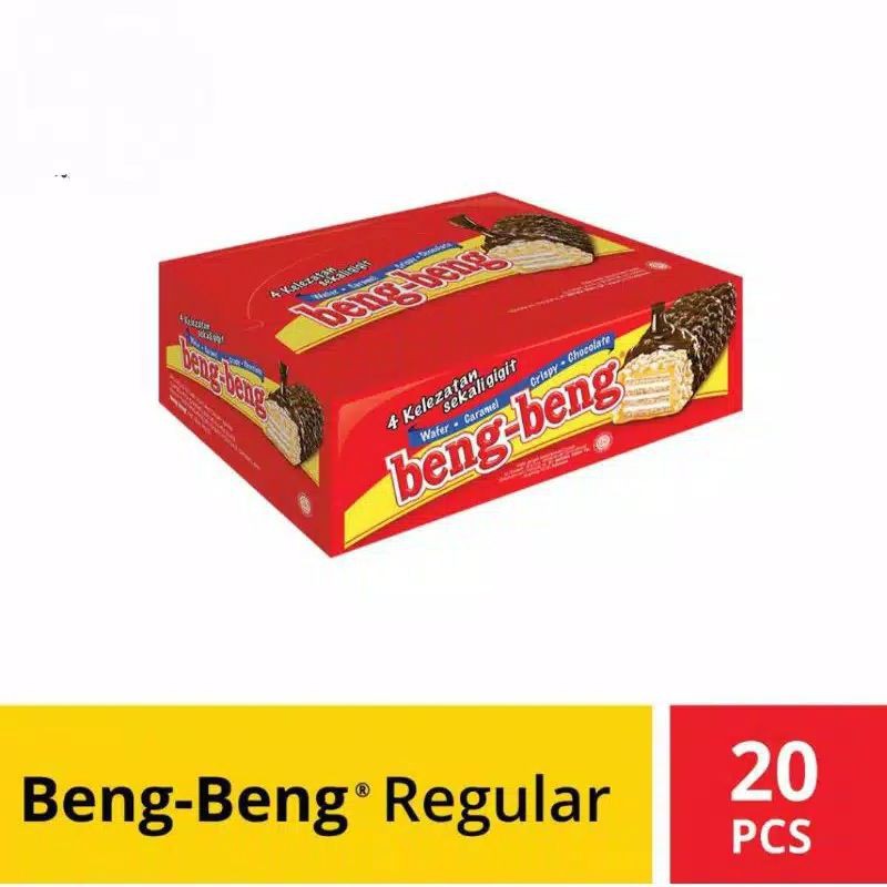 

Beng Beng Coklat Wafer 1 box isi 20pcs @ 20 gram