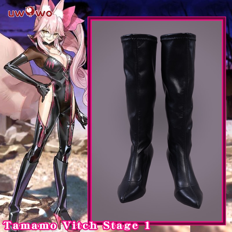 PREORDER UWOWO Fate Grand Order/FGO 6 Anniversary Tamamo Vitch Stage 1 Cosplay Shoes
