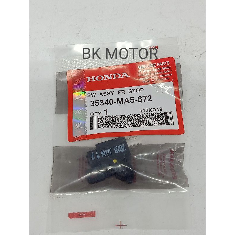 SWITCH REM KANAN HONDA SUPRA SCOOPY BEAT VARIO GRAND VARIO 125 FI ORIGINAL