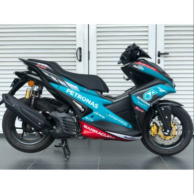 Stiker aerox Petronas black toska full body