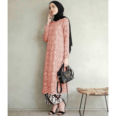 Tunik Berukat Baju Kondangan Remaja Terbaru Kekinian Tunik Hafifah Tunik Kekinian