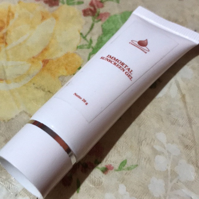 Immortal sunscreen gel