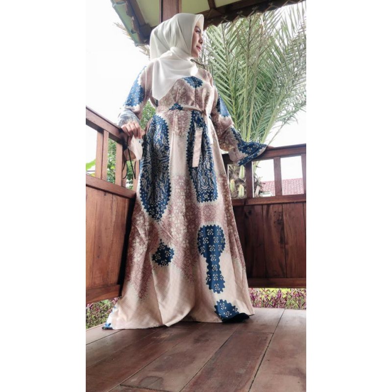 BAJU DRESS GAMIS BAHAN MAXMARA