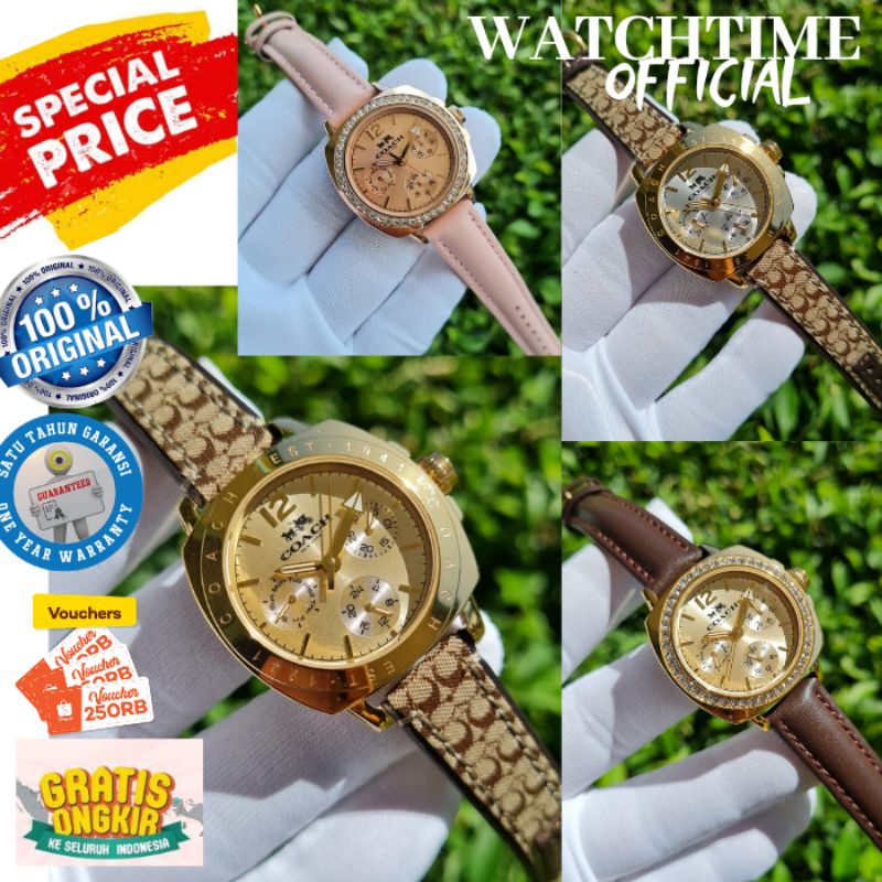 JAM TANGAN WANITA COACH ORIGINAL JAM TANGAN CEWEK ORI ARLOJI WANITA CEWEK COACH 4969