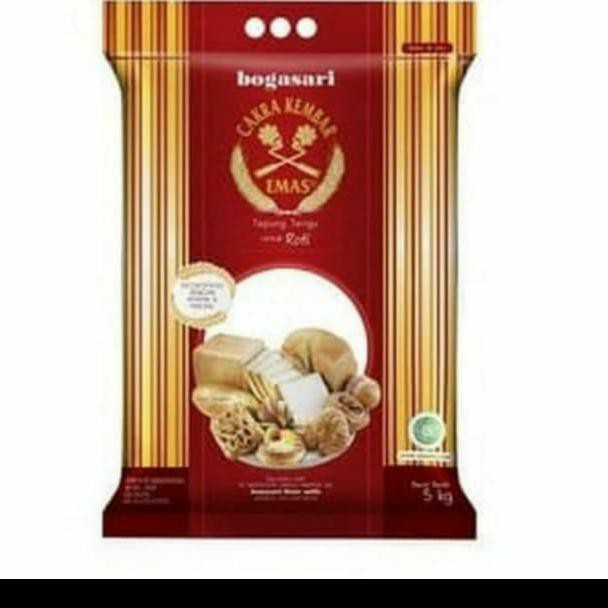 

[[BISA COD]] TEPUNG CAKRA KEMBAR EMAS TEPUNG TERIGU UNTUK ROTI 5 KG