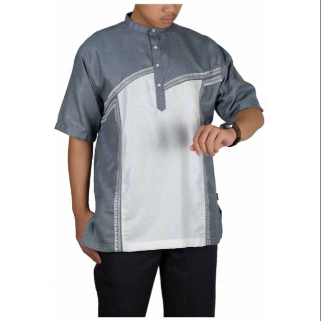 baju koko baju takwa baju muslim lengan pendek terbaru 2020 Muslim madani