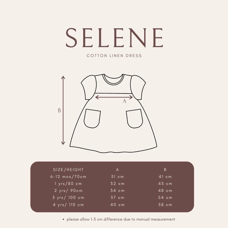 BELL and BO - SELENE DRESS / Dress Anak Perempuan Fashion Anak Perempuan