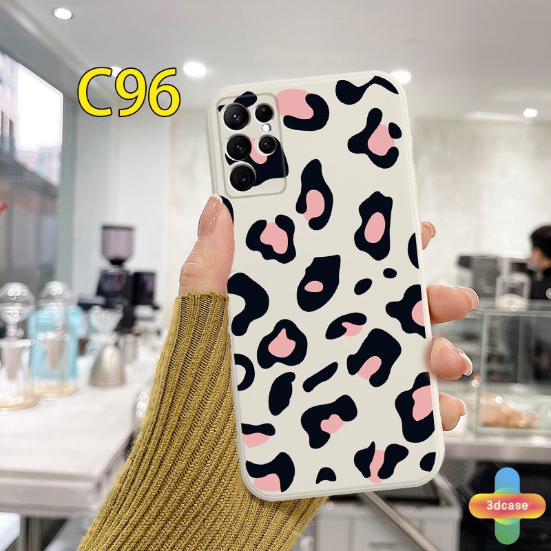 Casing OPPO A15 A54 A5S A3S A16 A95 A7 A5 A9 A31 A53 2020 A12 A1K A55 A36 A76 A96 Reno 5 4 5F 4F 6 7 A57 A74 A15S A52 A11K A92 A35 A11 A93 A32 A72 A94 A53S F17 PRO A16S A12S A12E A33 Y20 Y12 5 5i C3 C25 Fashion Leopard Print Camera Lens Protection Case