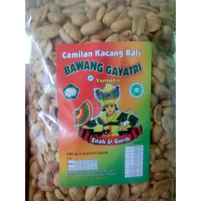 

Kacang Bali Bawang 500gr Gayatri