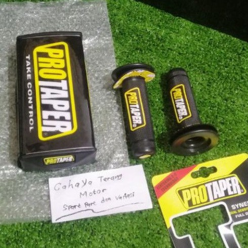 Paket , Busa Kotak Protaper + Handgrip Pelangi - Sarung Gas Import Protaper Universal