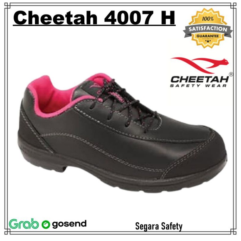 Sepatu Safety Cheetah 4007 H - Safety Shoes Cheetah 4007 Hitam - Sepatu Safety Wanita