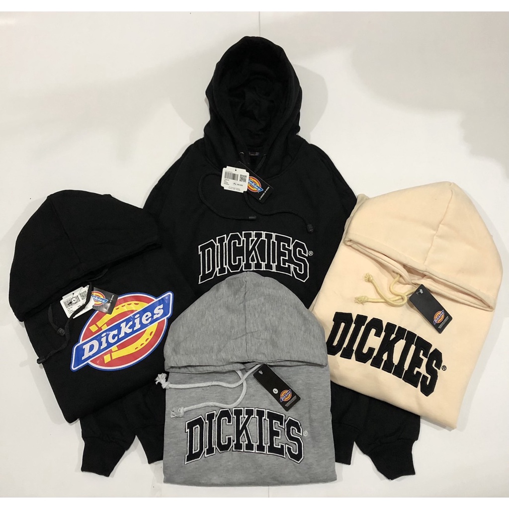 HOODIE DICKIES FULLBORDIR BORDIR FULLTAG &amp; LEBEL / HOODIE DICKIES ARCH LOGO KREM PREMIUM AUTHENTIC / SWEATER HOODIE BASIC HNM / SWEATER HOODIE H&amp;M / BANYAK VARIAN WARNA BEST SELLER