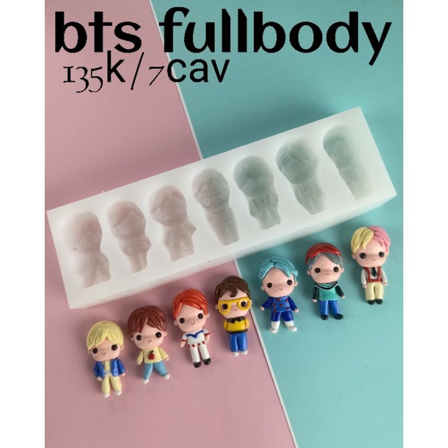 cetakan coklat silicon bts