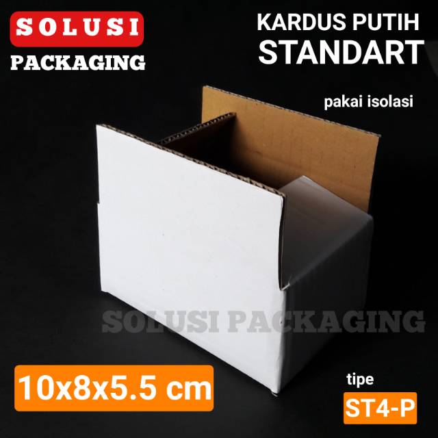 Isi 10pcs KARDUS KOTAK 10X8X5.5 PUTIH ST4 | KARDUS PACKING KARDUS POLOS KARDUS SEPATU KOTAK AKSESORI