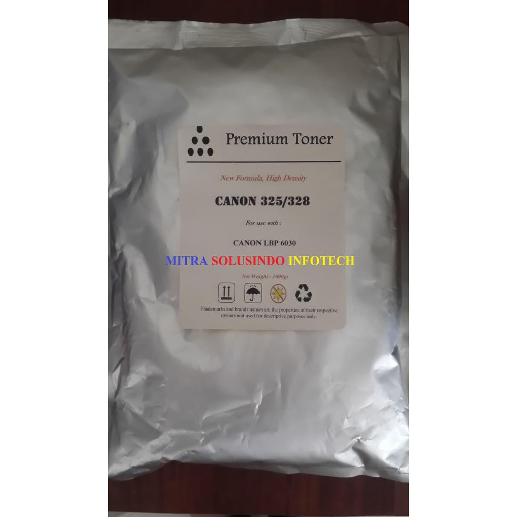 Serbuk Bubuk Toner Refill Canon 325 328 Lbp 6000 6030 1Kg