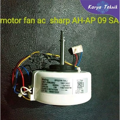 NEW DINAMO MOTOR FAN AC SHARP PLASMA CLUSTER R22 R32 R410 ORIGINAL THAILAND