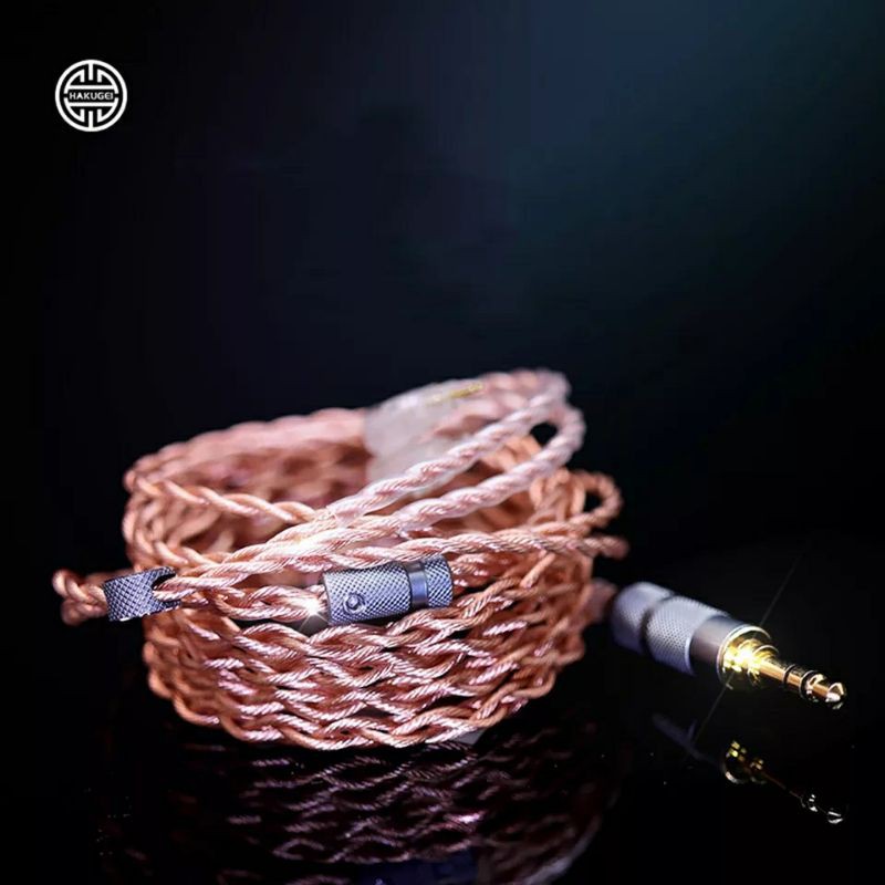 HAKUGEI Copper 7NOCC Litz Cable 22AWG HiFi Earphone Upgrade Cable MMCX 2Pin 0.78mm