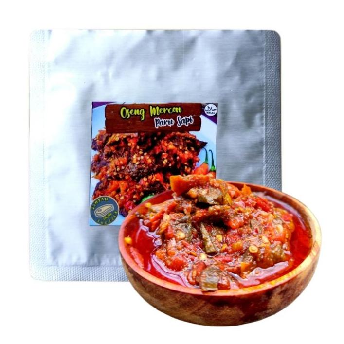 

Harga Potongan [PEDAS MANTAB] Oseng Mercon Paru Sapi Pedas mantab ( Kemasan Sachet Mini 50 Gr) #PRICEPOOL