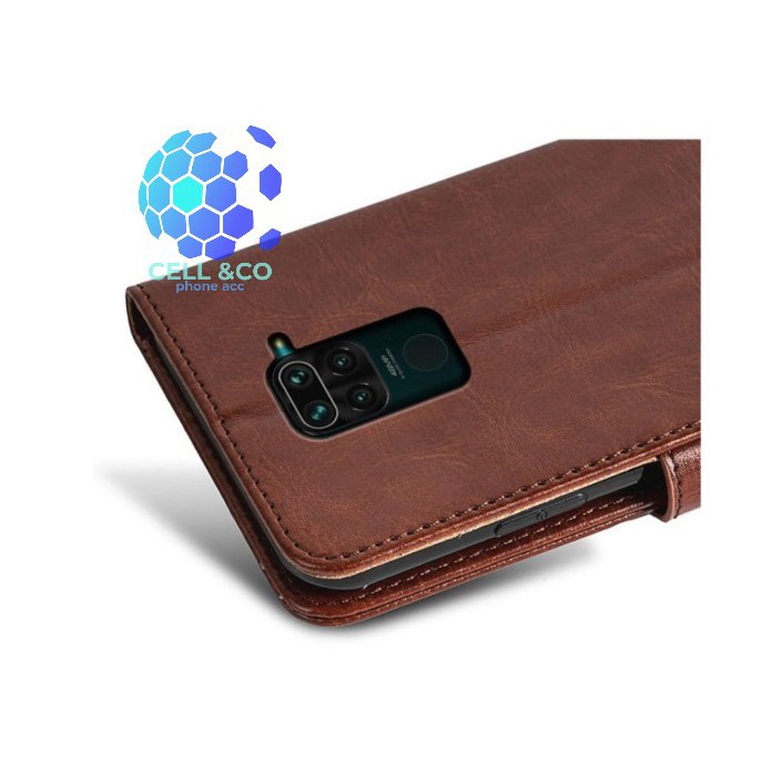 Flip cover XIAOMI REDMI NOTE 9 Flip case buka tutup kesing hp casing hp flip case leather wallet