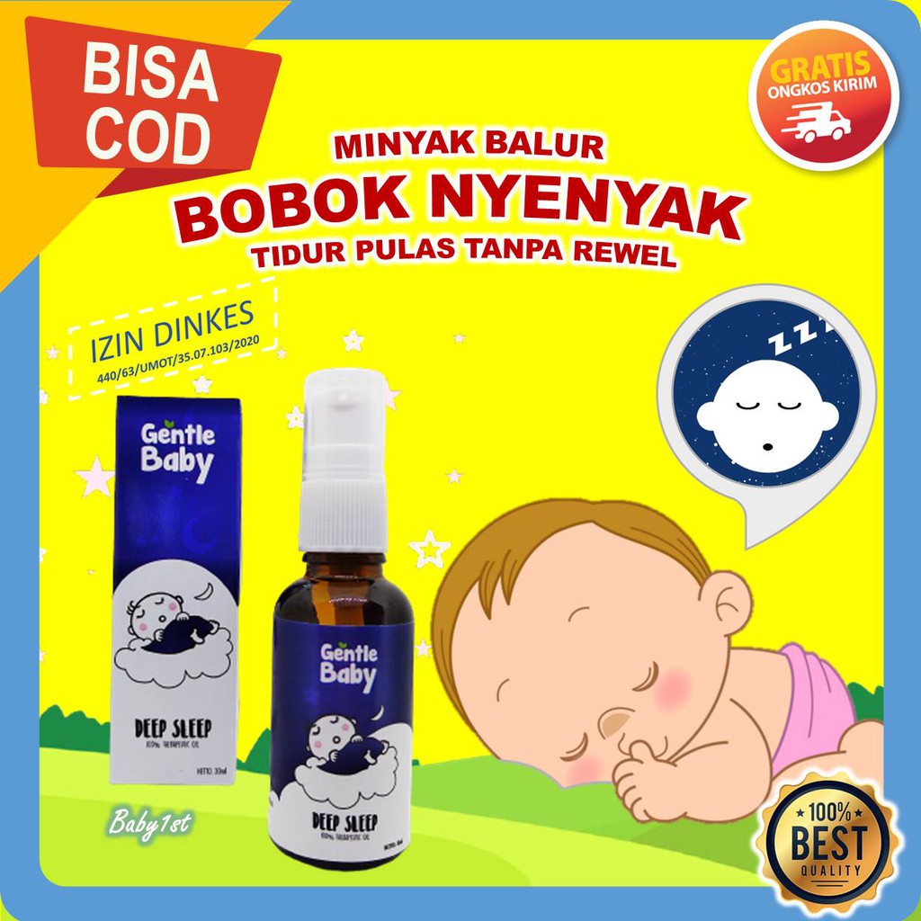Gentle Baby Obat Tidur Anak Deep Sleep Minyak Pijat Bayi Telon Perawatan Bayi Baby Oil Original COD