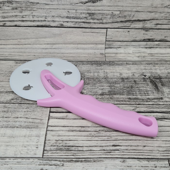 Forbake Pink Pizza cutter / pisau roll pemotong pizza / pie