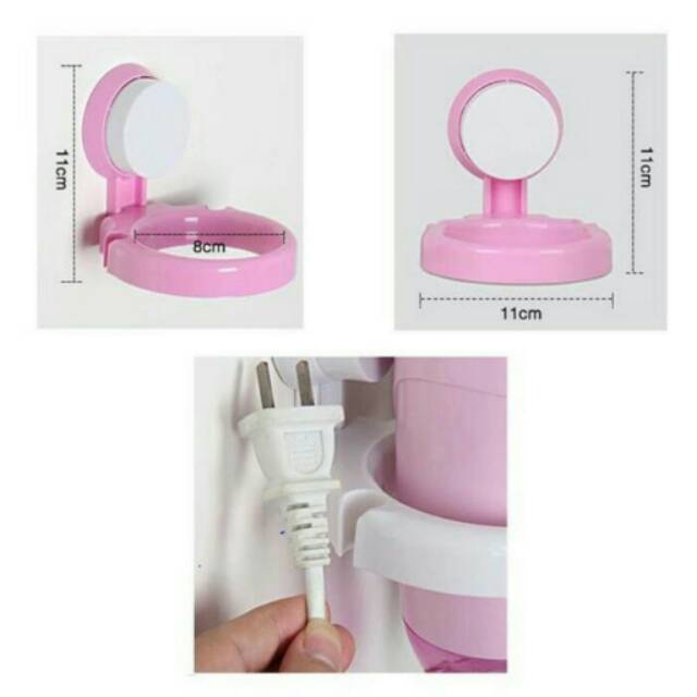 HAIR DRYER HOLDER GANTUNGAN HAIRDYER ORGANIZER ok  good quality