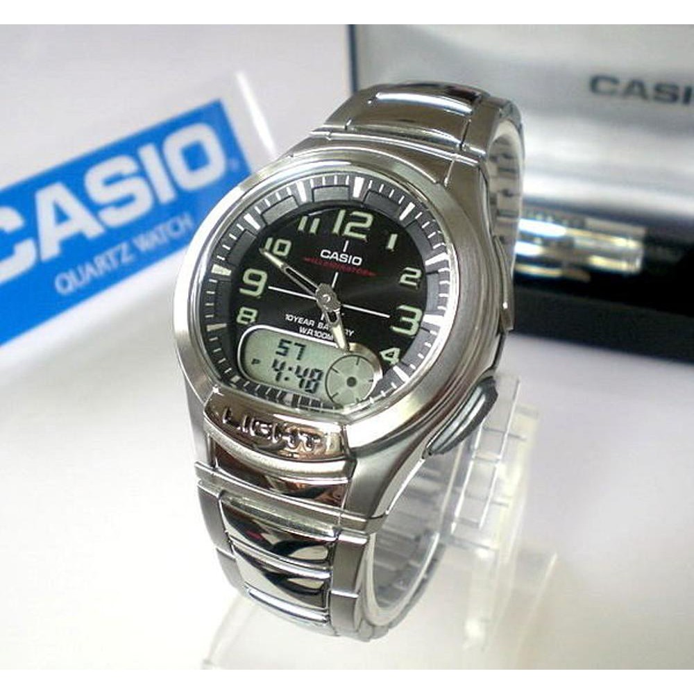 Jam Tangan Casio Original Pria AQ 180WD 1B