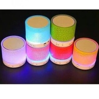 Speaker Bluetooth BOF2 LED Mini Praktis S10 Speaker Retak Fashion