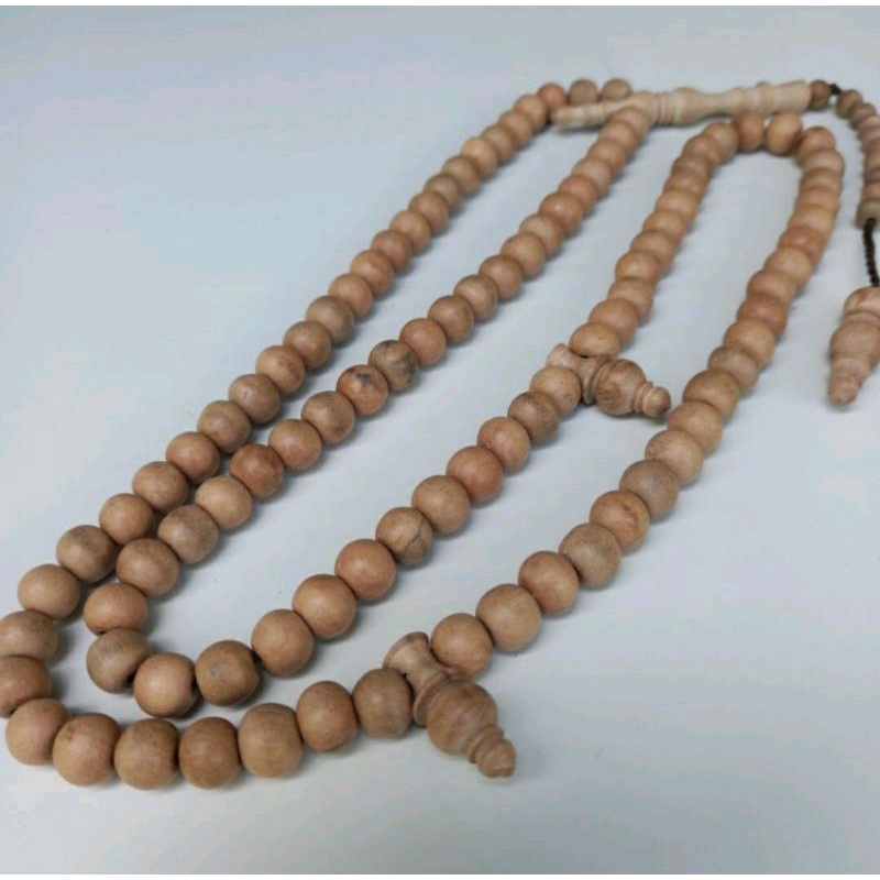 Tasbih kayu dewandaru 8mm grade A tasbeh 99 butir tasbih dewandaru alami