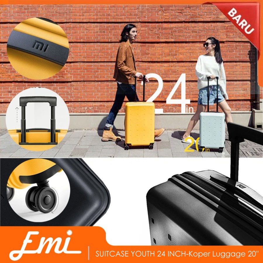 MIJIA SUITCASE YOUTH 24 INCH-Koper Luggage 20&quot; dan 24&quot; Travel