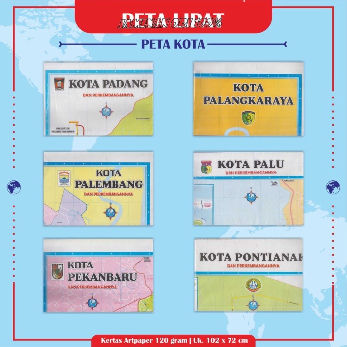 

Mudah Peta Lipat Peta Besar Map Peta Dinding Peta Kota Padang Kota Gilaa!!!