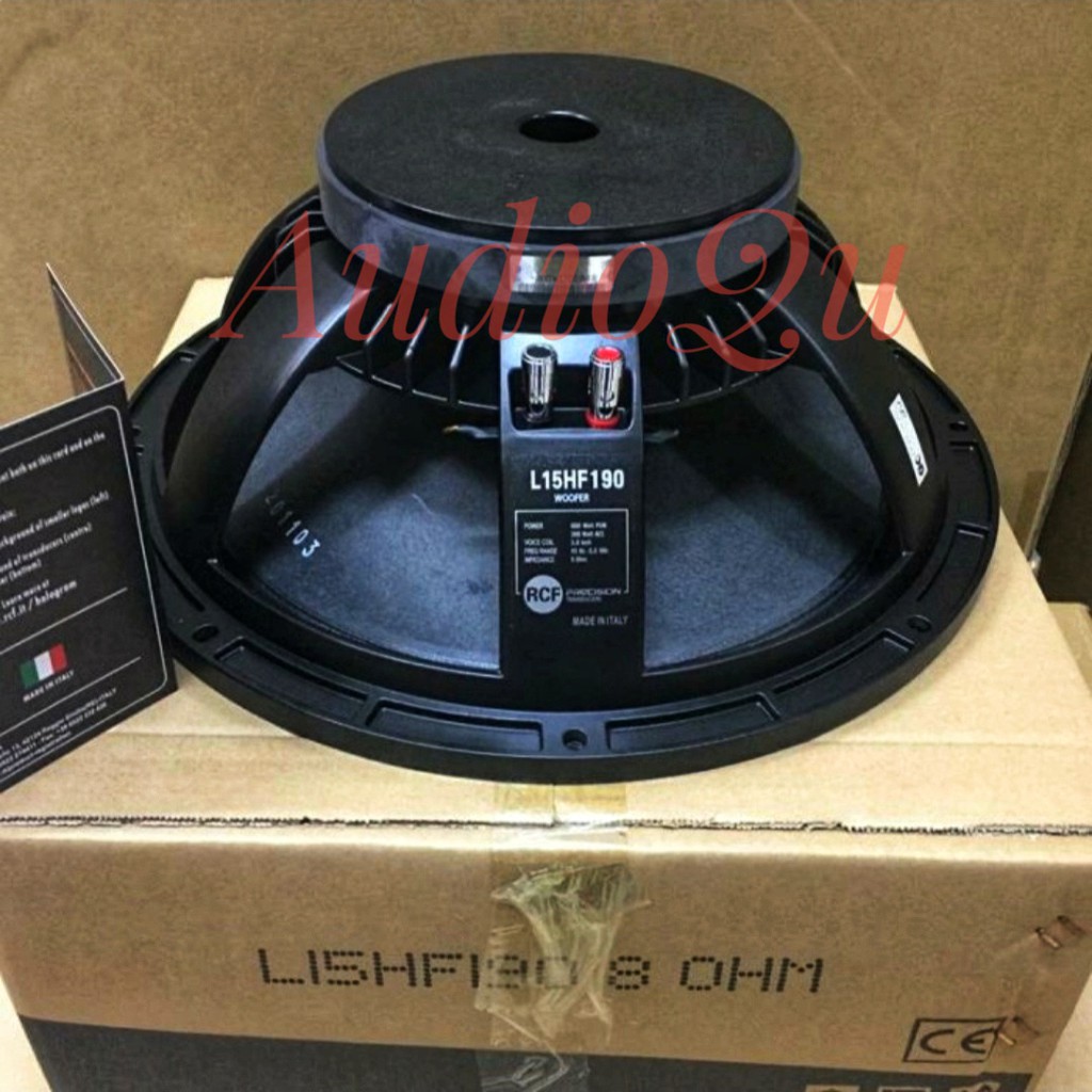 Speaker Komponen RCF L15HF190/ L 15 HF 190/ L15HF 190 15Inch