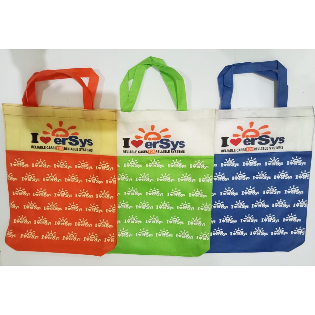 Tas spunbond goodie bag 34x27 x5 cm , Tas kain , Tas Belanja