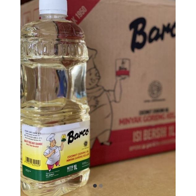 

minyak goreng barco 1ltr.di jamin barang sesuai foto asli $oriexp 2027