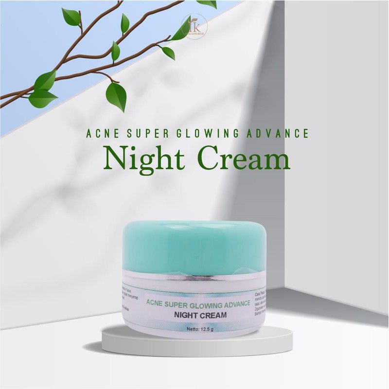 night cream acne super glowing advance