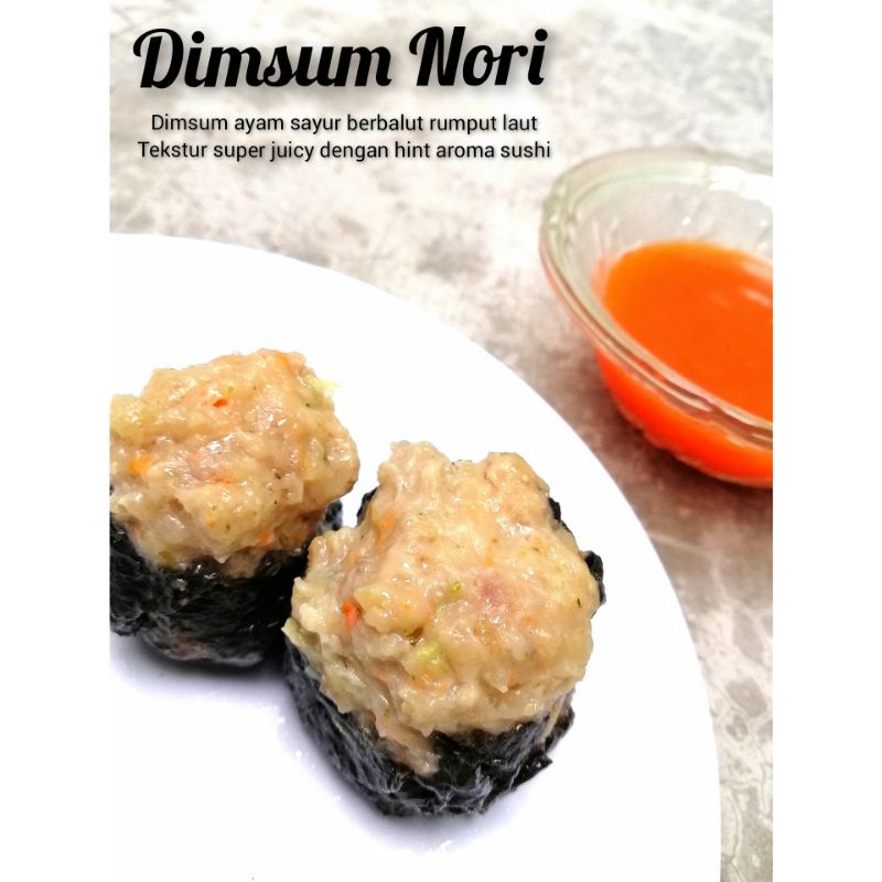 

Dimsum Nori / dimsum ayam rumput laut dimsum frozen food bogor rumput laut