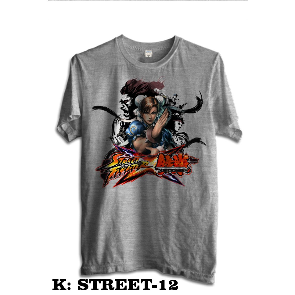 KAOS STREET FIGHTER TSHIRT FILM STREET FIGHTER 12