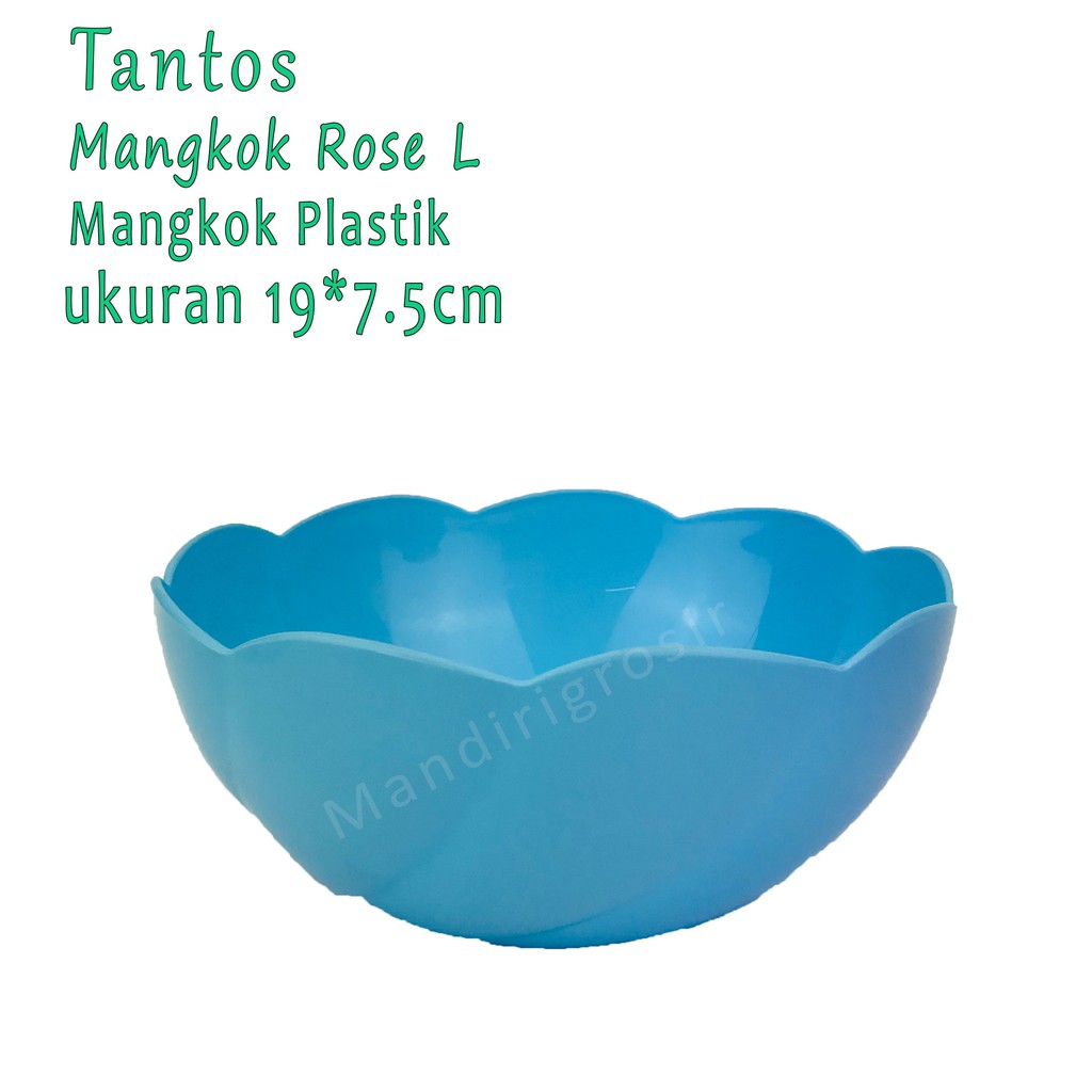 Mangkok bentuk bunga * Mangkok Rose L * Biru *5156