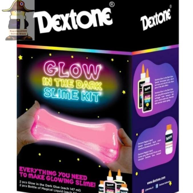 Dextone glow in the dark slime kit