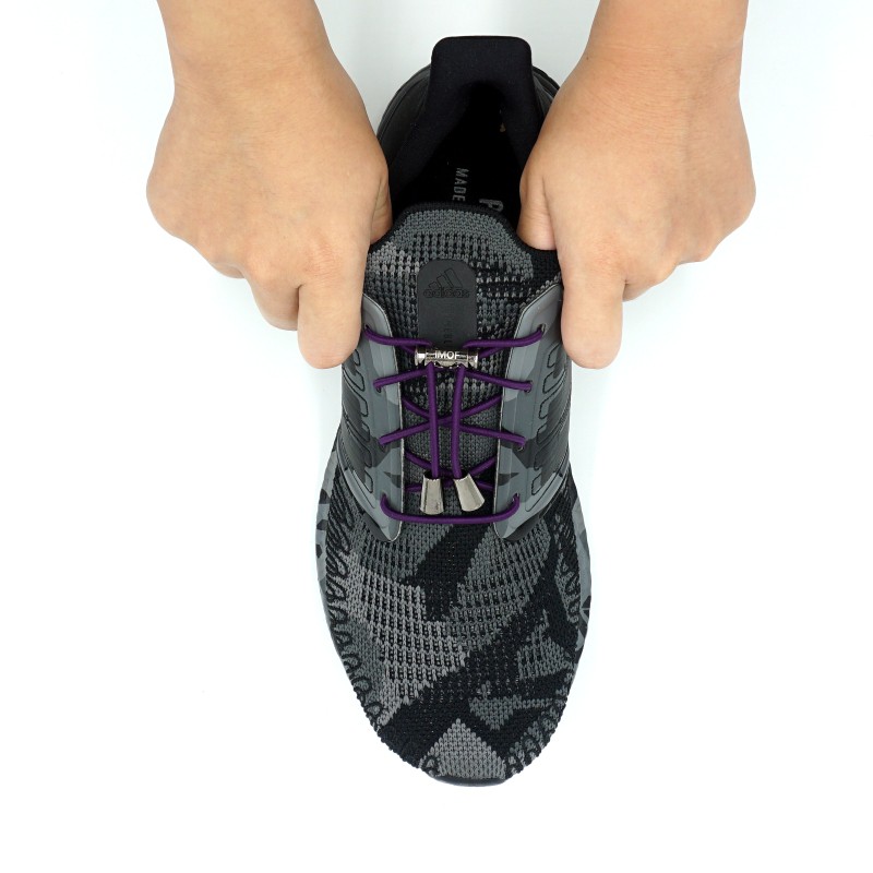 Tali Sepatu IMOF Original Grape Lock Lace Elastic Premium Quality