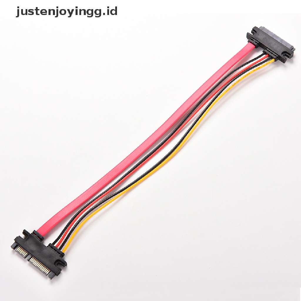 / / Justenjoyingg.id / 12inci Kabel Extension Male Ke Female 7 + 15 Pin SATA Untuk Hardisk HDD