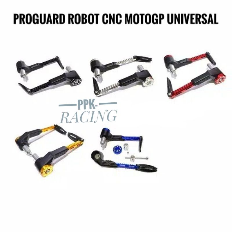 Proguard Robot Handguard Pelindung Stang CNC MotoGP Universal