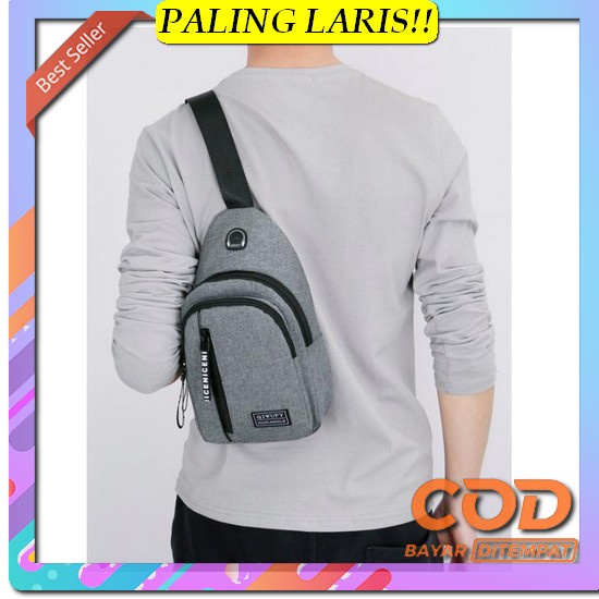 Waistbag Terbaru 2022 Bahan Kulit Pu Leather Original Polo Amstar Tas  B299 Tas Selempang Slempang P