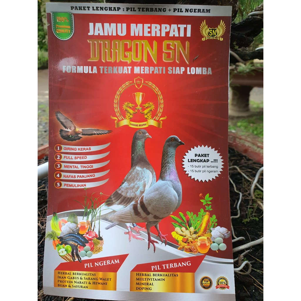 Jamu Merpati Dragon SN Paket Lengkap