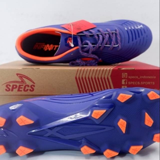 sepatu bola SPECS ACC INFINITY II fg liberty blue/orange