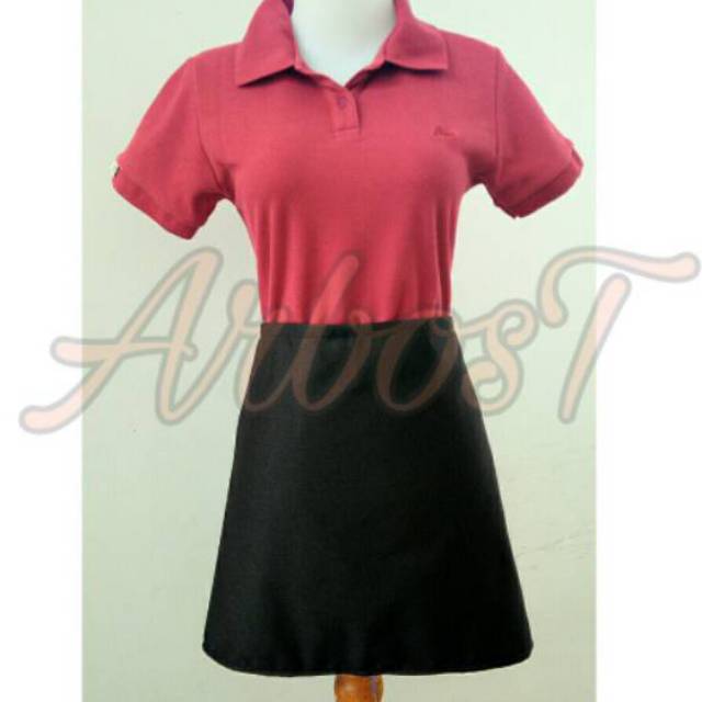 Apron Mini / Apron Setengah Badan Apron Celemek Pinggang waiters Polos