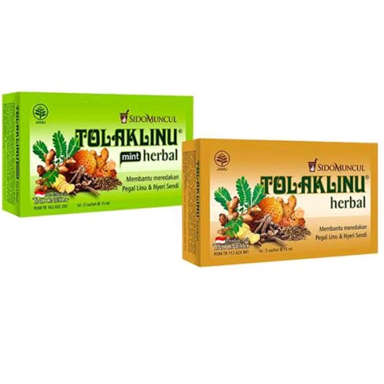 Tolak Linu Herbal Sido Muncul Box isi 5 Sachet ORIGINAL-BPOM